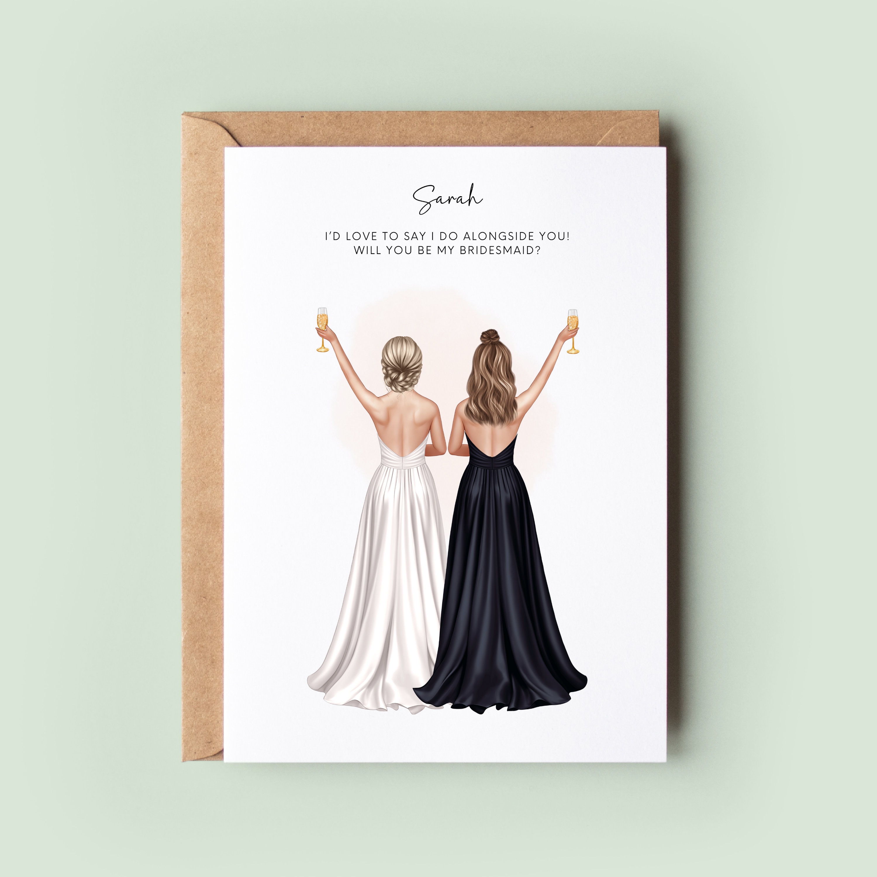 will you be my bridesmaid dress card Amazon.com : STOFINITY 11 Bridesmaid Proposal Card Set