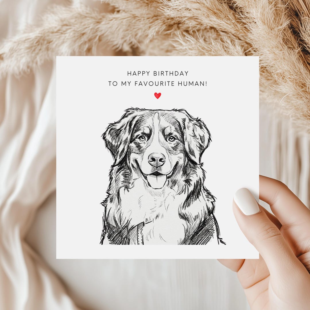 Dog Mum Birthday Card, Personalised Dog Birthday Card for Her, Custom ...