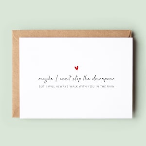 Carte d'anniversaire, Carte Je t'aime, Carte de mari, Carte de petit ami, Carte de soutien, Carte de Saint-Valentin, Carte d'amitié, Je pense à vous