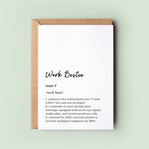 Arbeit Bestie Definition Karte, Arbeit Bestie Abschiedskarte, Arbeit Bestie Geburtstagskarte, Wörterbuch Definition Karte, Beste Arbeit Freund Karte, Arbeit