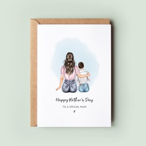 Personalised Mother’s Day Keepsake Card | Mother & Son Card | First Mother’s Day Gift for Mum