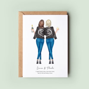 Personalised Friend Birthday Card, Best Friend Birthday Day Card, Happy Birthday Best Friend, Friend Birthday, Friend Greeting Card
