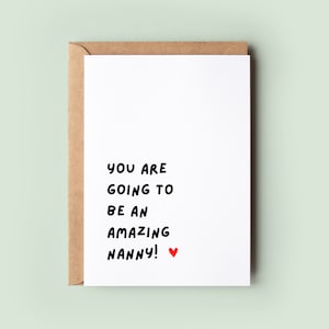 Mama Schwangerschaft enthüllen Karte, neue Nan Karte, Karte für neue Oma, Mama, wir haben ein Baby, Nanny Schwangerschaft offenbaren, Geschenk für neue Nan
