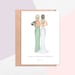 Personalised Bridesmaid Thank You Card, Maid of Honour Thank you Card, Customisable Bridesmaid Card, Wedding Thank Card, Bridesmaid #198