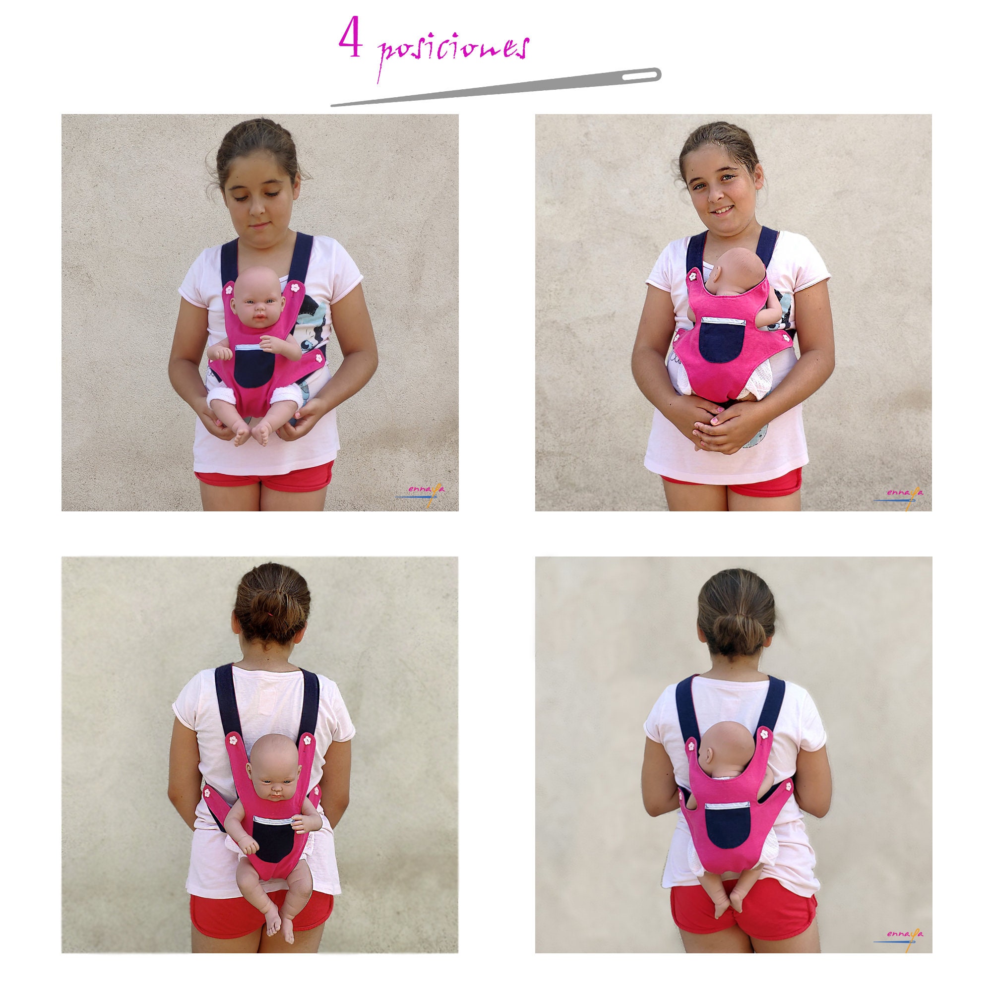 Doll Carrier Toddler Doll Carrier Pretend Baby Carrier Etsy UK