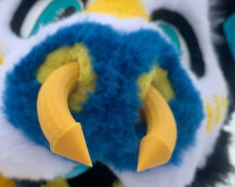 3D Fursuit Big Nose Ring (Spikes)