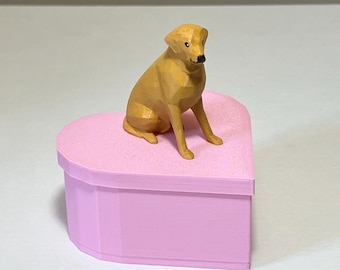 パーソナライズされたワイヤー犬の彫刻、レトリーバーアート、デスク