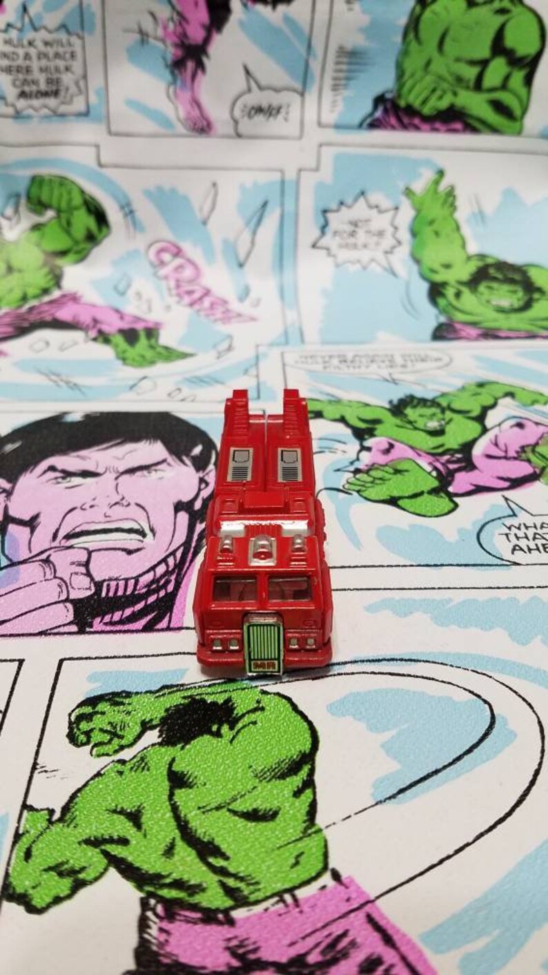 GoBots Pumper 1983 Regular Guardian MR-10 Machine Robo Bandai Popy 80s Vintage Action Figure Transformer Robot Fire Truck