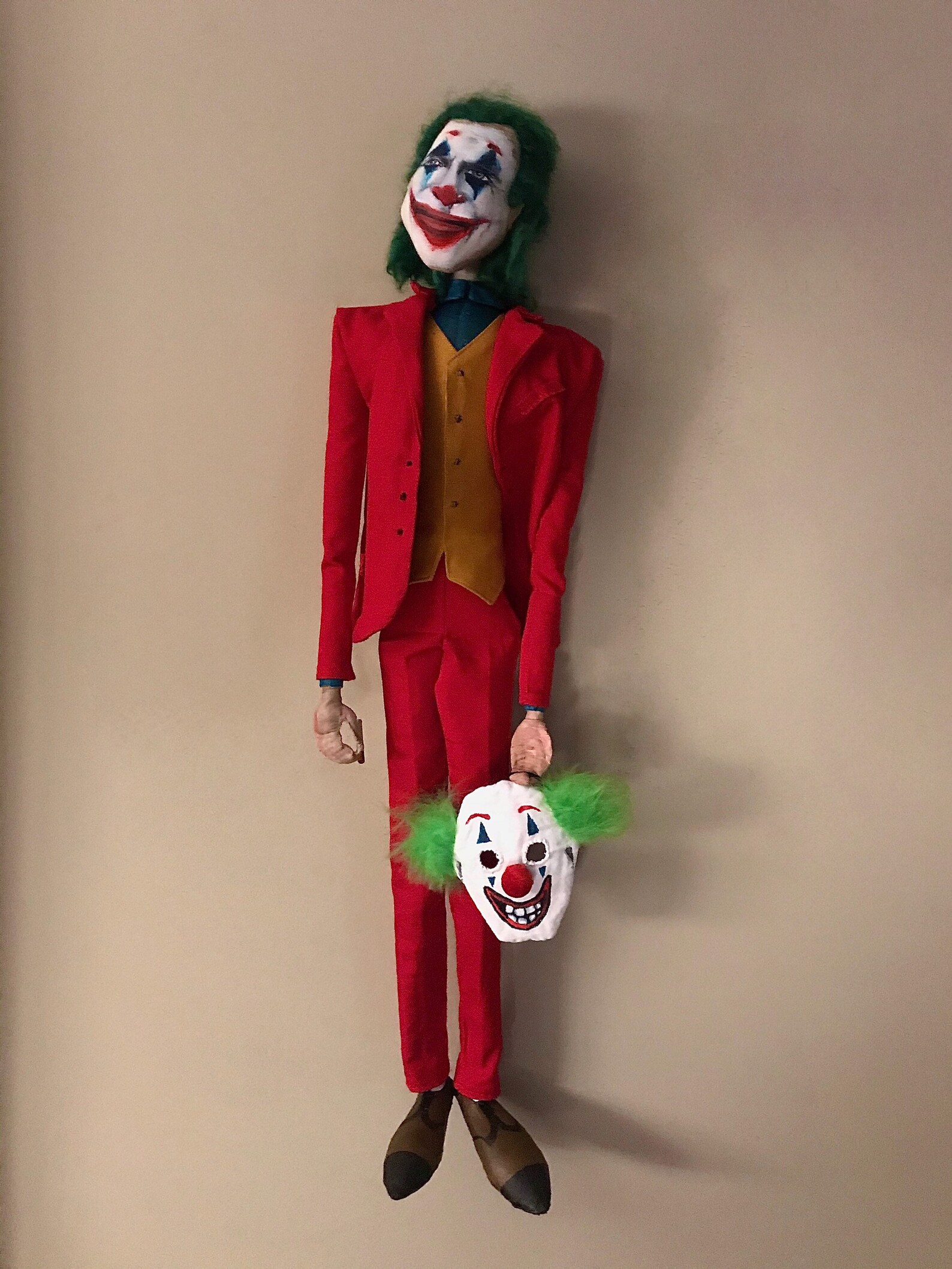 Joker doll-artinteriorhandmade doll | Etsy