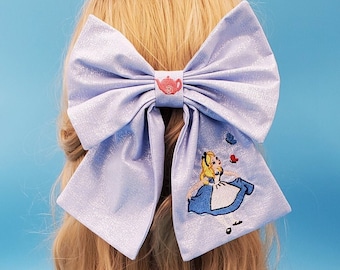 Alice in Wonderland Inspired ~ Vintage Style Bow