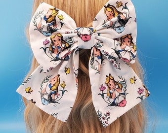 Alice in Wonderland Inspired ~ Vintage Style Bow