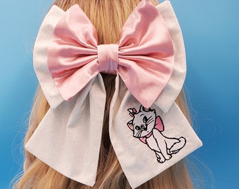 Disney Bound ~ Marie ~ Aristocats~ Vintage Style Hair Bow