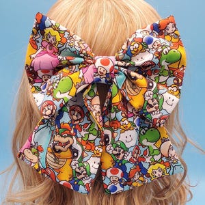 Mario, Luigi and Friends Inspired ~ Vintage Style Bow