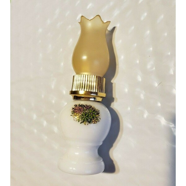 Vintage Avon Moonwind .33 Oz Perfume Lamp Decanter Bottle Full