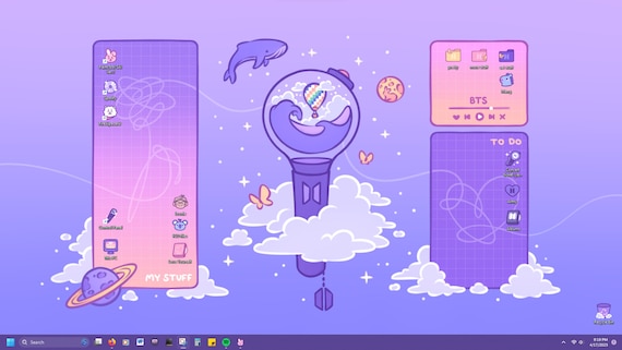 Purple Aesthetic Kpop Desktop Wallpapers - Top Free Purple Aesthetic Kpop  Desktop Backgrounds - WallpaperAccess