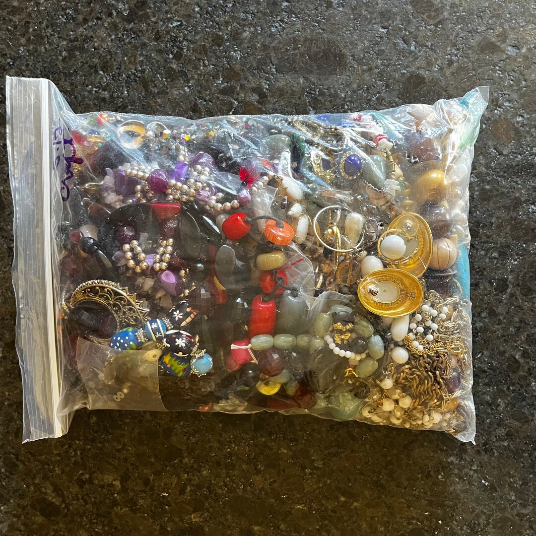 Mixed Jewelry Mystery Bag All Wearable 5.12lb Etsy Canada