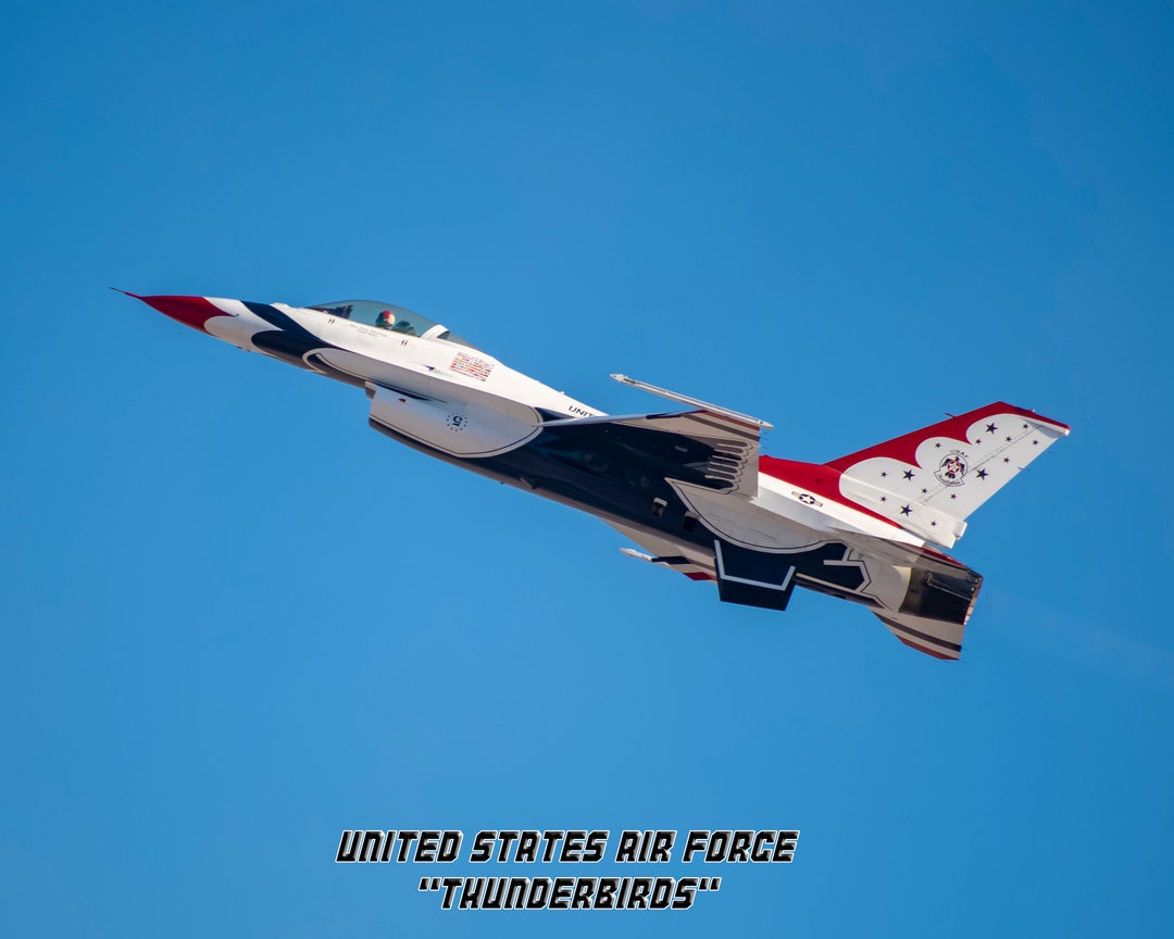 US Air Force Thunderbirds Aerobatic Team Gift Idea Photo Print Etsy