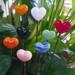 Flower plug heart / flower plug / plant plug / handmade / simplyswannie / decoration idea / souvenir / gift idea / love / love