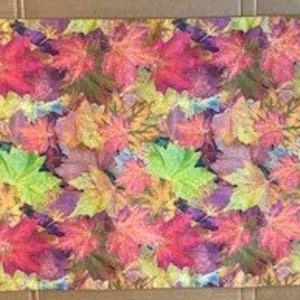 Fall Leaf Table Runner  Autumn Leaf Table Runner Thanksgiving Table Runner Fall Decor Table Decor Holiday Decor Hostess Gift