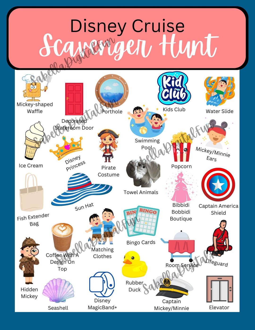 Disney Cruise Scavenger Hunt - Fish Extender Gift - Pixie Dust Gift ...