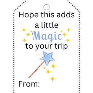 Disney Magic Gift Tags - Disney Cruise - Fish Extender - Pixie Dust - downloadable sheet of 9 tags