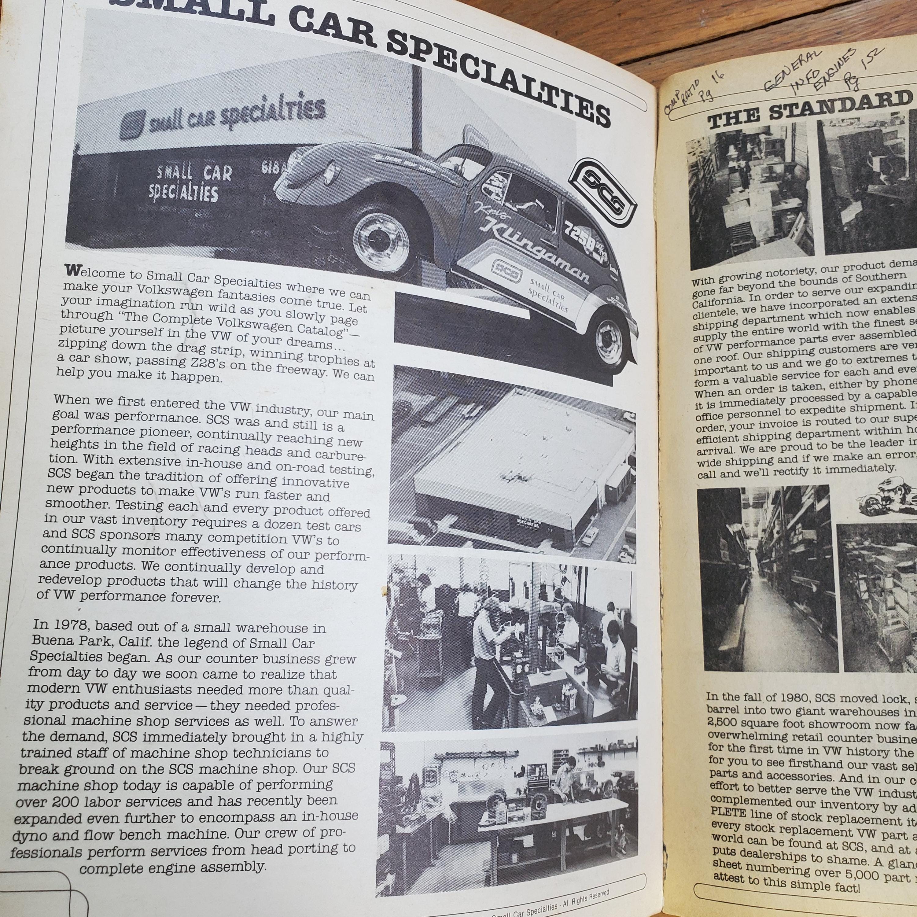 Vintage 1985 the Complete VW Catalog Book Etsy