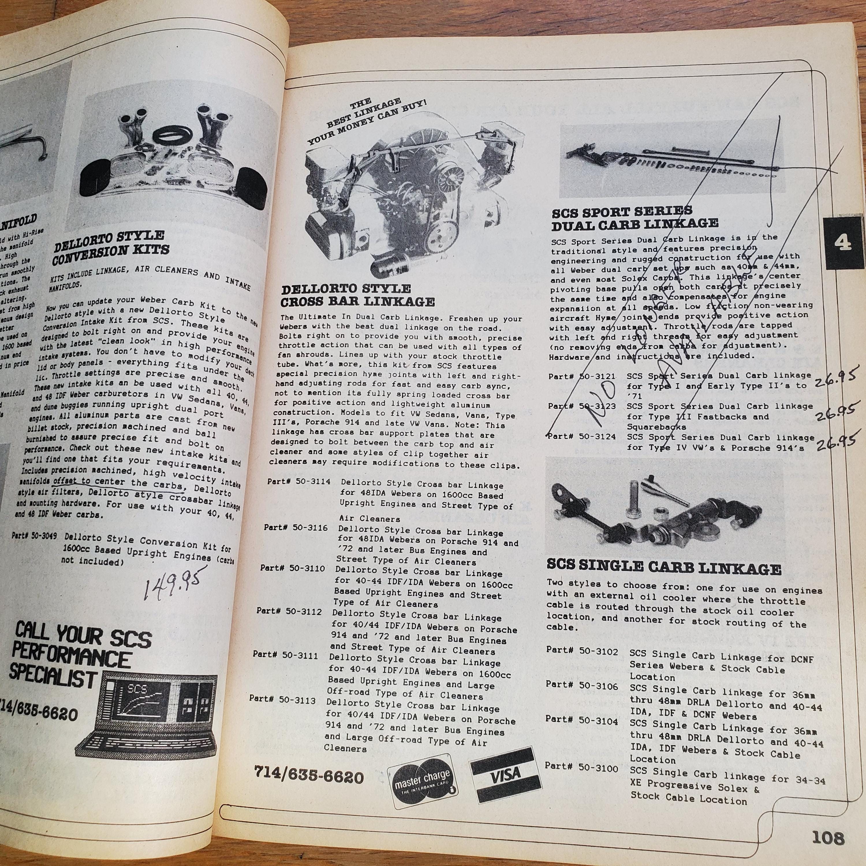 Vintage 1985 the Complete VW Catalog Book Etsy