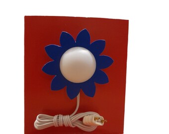 Bodo Hennig wall lamp flower blue 26376