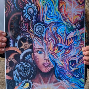 12x16 Paper Print- "Journey into the Eye of an Artist"