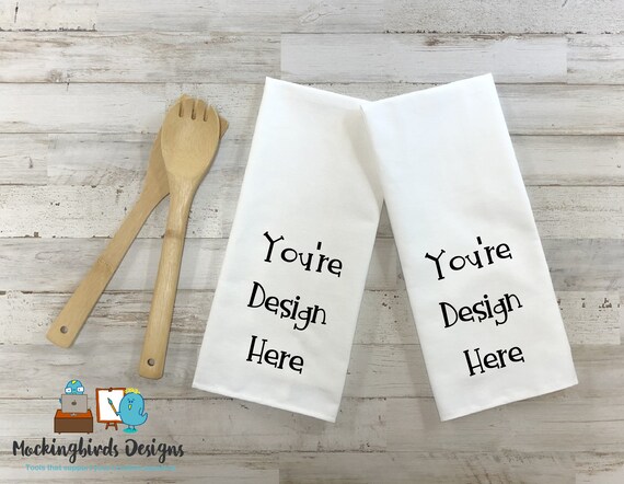 Download Kitchen Towel Mock Up Tea Towel Mock Up Two Towels Mock Up Etsy