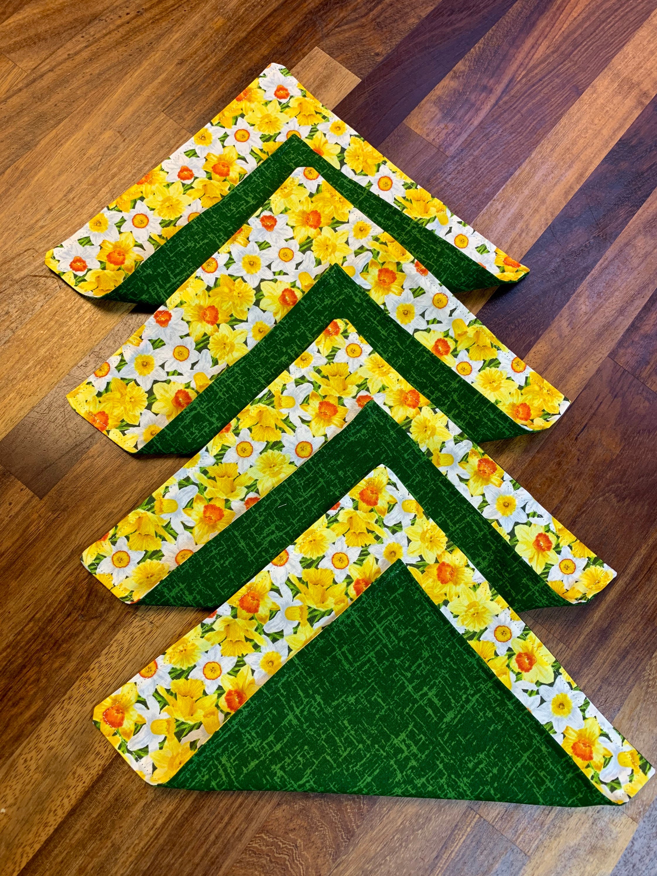 Cotton napkin set Daffodil Montessori education Toddler Etsy