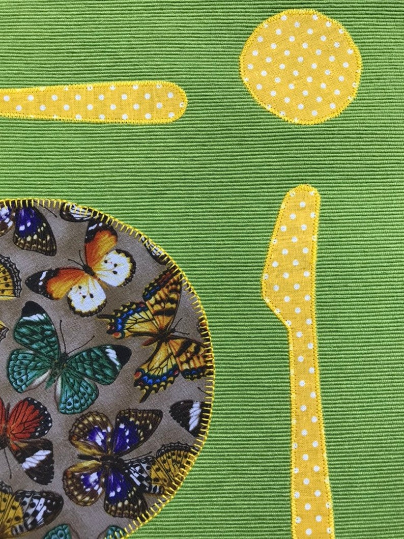 Nature Dinner Napkins - Folk Butterfly Brown /& Turquoise by bohemiangypsyjane Floral Butterfly Cloth Napkins by Spoonflower Set of 2
