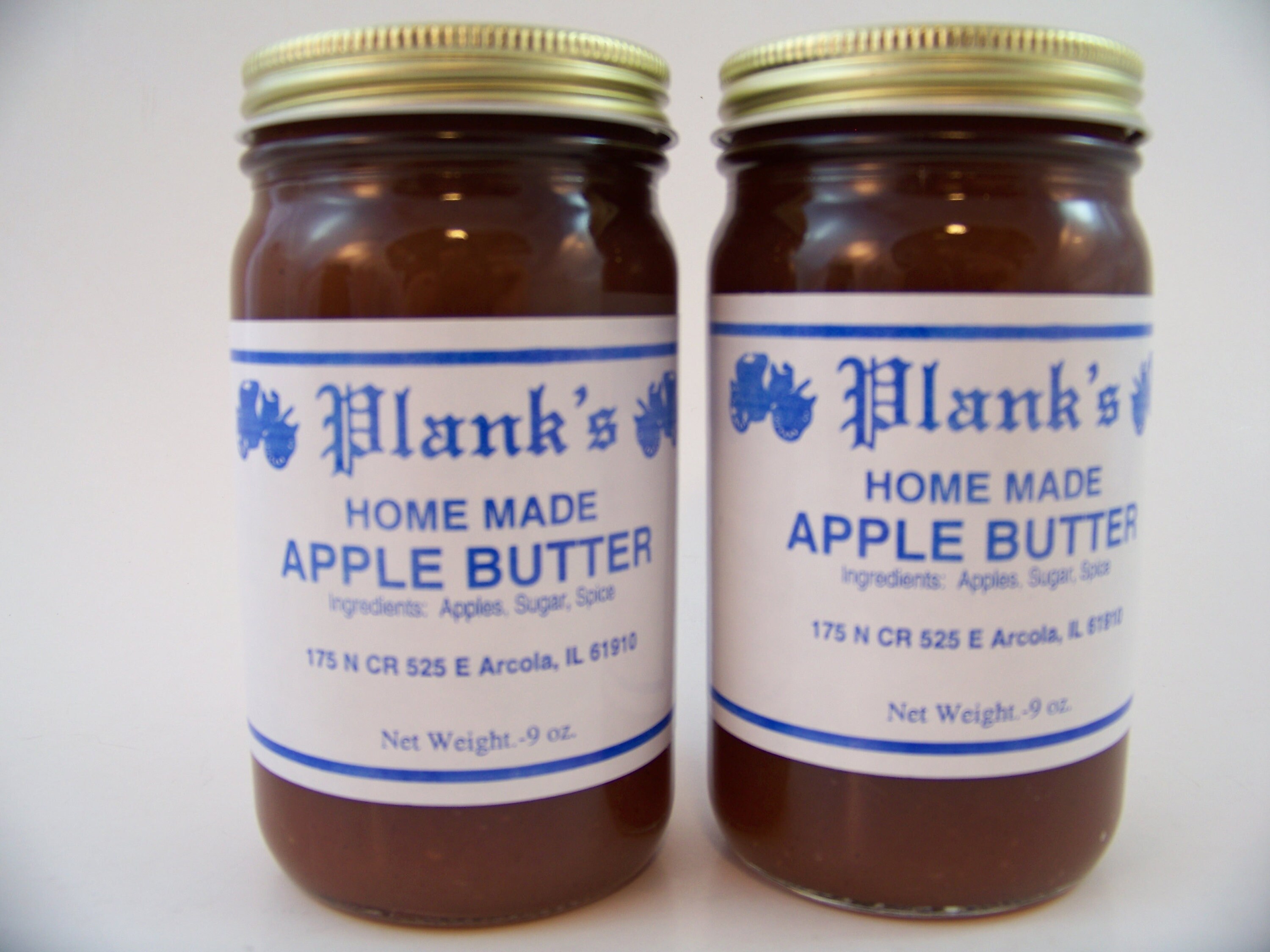 Planks Home Made Apple Butter Amish Country 8 OZ. ea 2 Jars Etsy