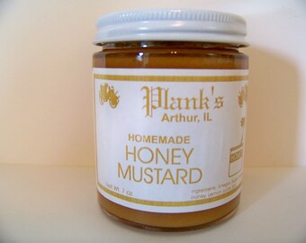 1 Honey Mustard Homemade 7 oz ea. ‘Plank's Spreads, Sauces, Condiments, Sweet Dipping