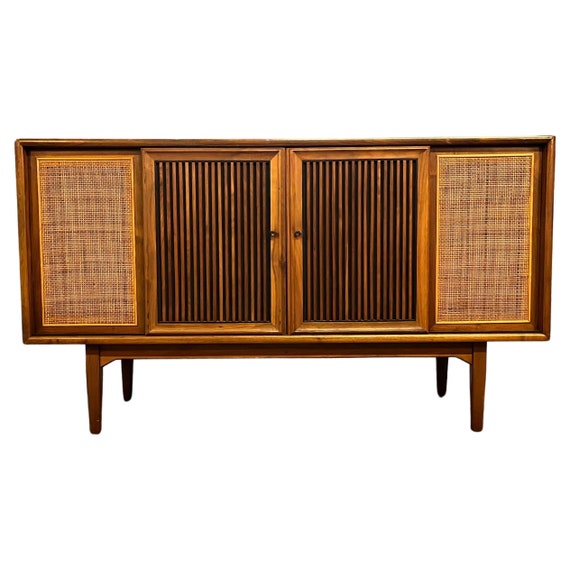 Vintage Mid Century Drexel Declaration Stereo Console Record