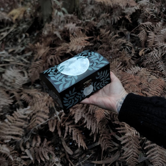 Moon Woodland Witchy Trinket Jewelry Box