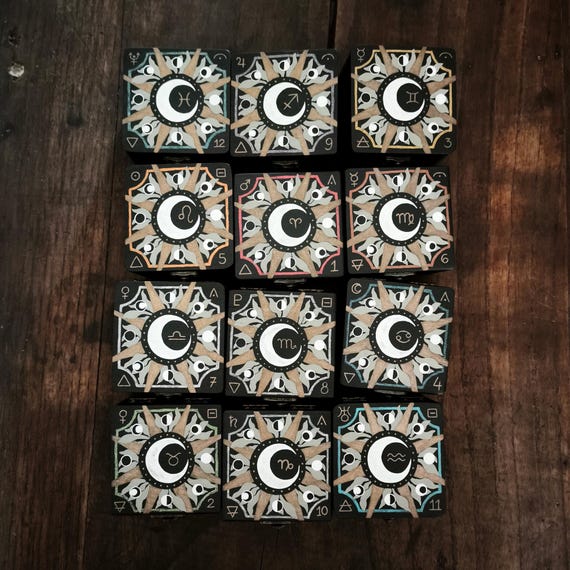Zodiac Sign Wooden Box