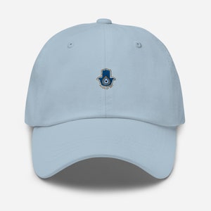 Hamsa Hat, Embroidered Hamsa Cap, Evil Eye Cap, Spiritual Cap, Cute Gift for Her, Birthday Gift For Her, Protection Cap
