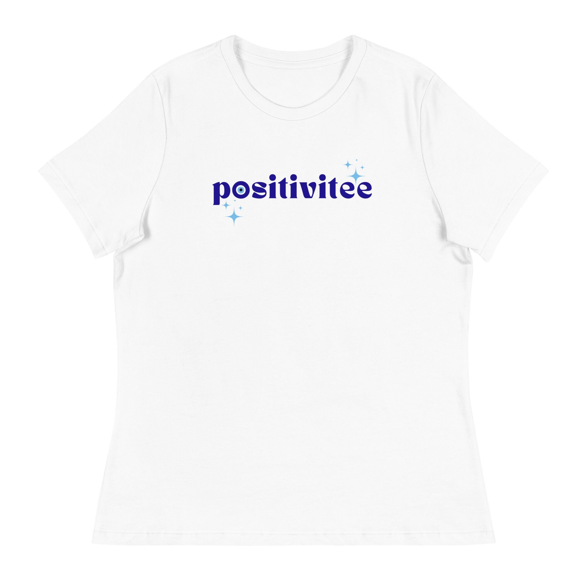 BACK Print Positive Mindset T-shirt for Mental Health Support
