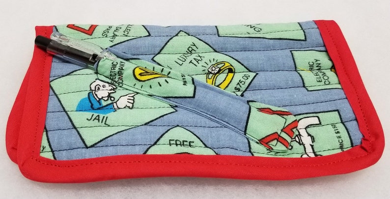 Monopoly Cell PhoneCheckbook cover