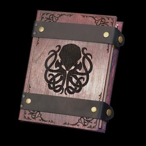 D&D Dice Box - &quot;Cthulhu&quot; Nat20 Legacy Battle Box w/ Dice Tower | DnD Dice Tray, Book Box | Dungeons and Dragons | Pathfinder | Gift