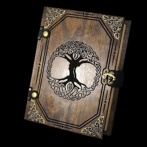 D&D Dice Box - &quot;Tree of Life&quot; Mystic Battle Box with Dice Tower | DnD Dice Tray, Spell Book Box | Dungeons and Dragons | Pathfinder | Gift
