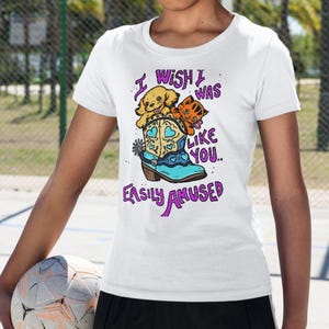 T-shirt rétro pour chiots et chatons : un design facile à amuser