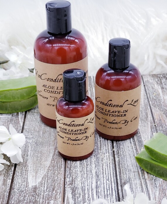 Sample Size Aloe Vera Leave In Conditioner All Natural Etsy