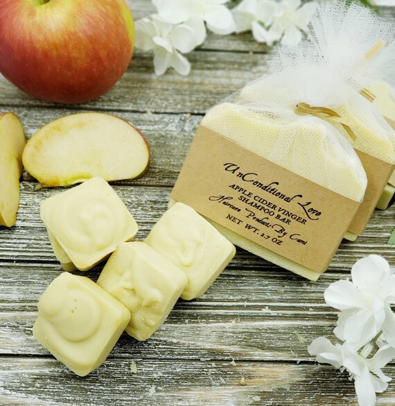 Sample Size Acv Shampoo Bar Apple Cider Vinegar Shampoo Bar Etsy
