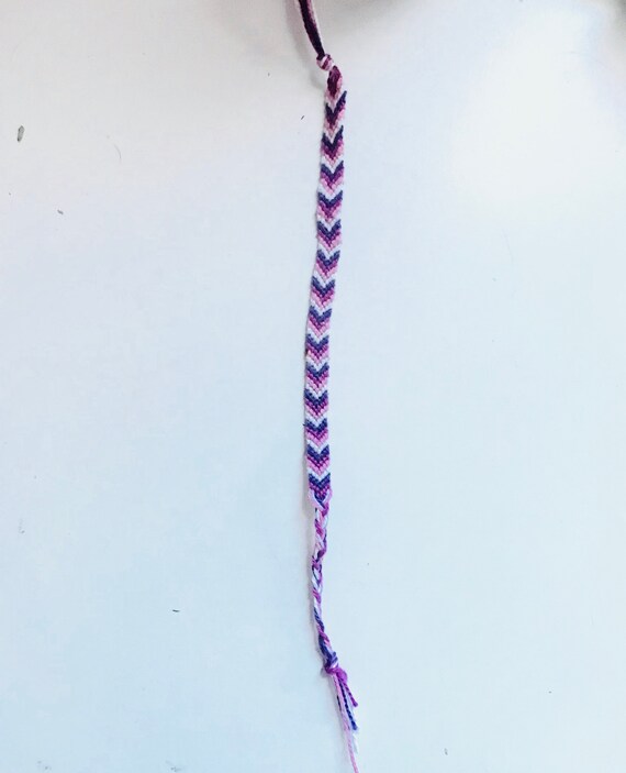 Pink purple deals and blue bracelet