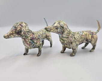 Kit De Briques Teckel Saint-Valentin 2026 – Figurine 3D à Assembler, Chiot Avec Pull Cœur Et Rose, Modèle De Collection Pour Adultes Et Amoureux Des Chiens