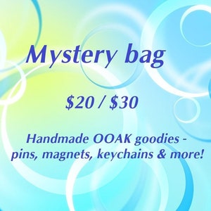 Mystery bag, Grab bag, Loot bag, Handmade, Gift idea, OOAK gift, Party favour