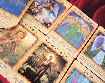 Tarjetas de orientación y consejos de terapia angelical (6 tarjetas disponibles el mismo día) (leer descripción)