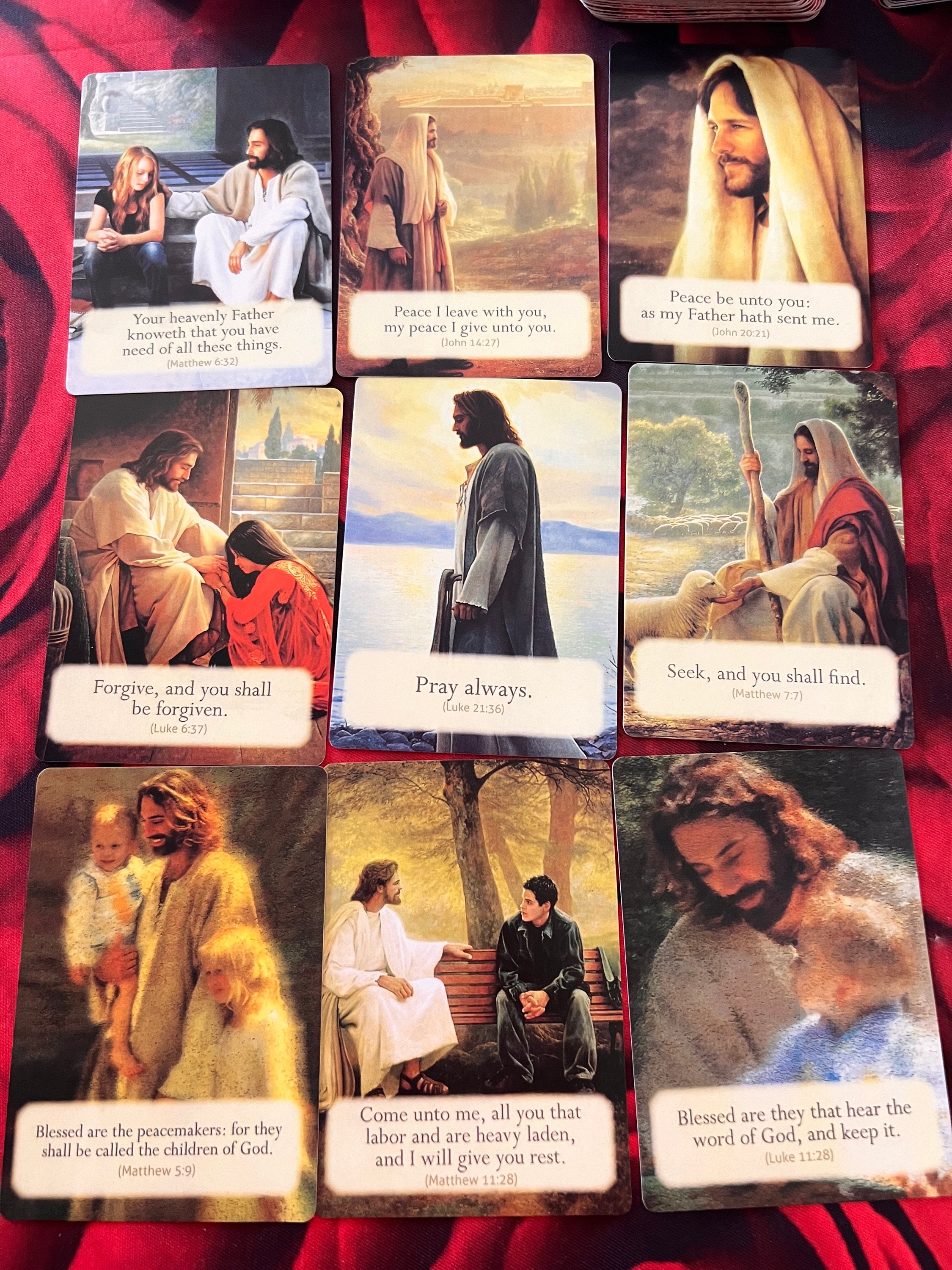 Loving Words of Jesus Oracle - Etsy